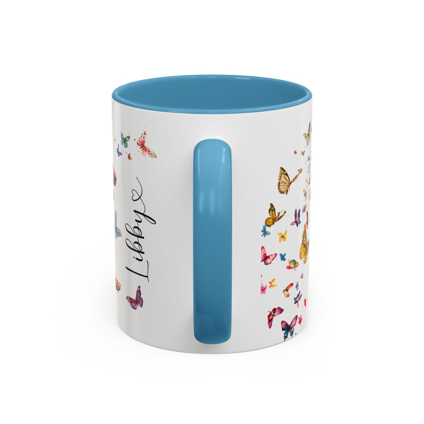 Red Heeler (Cattle dog) Personalized Accent Mugs, 11oz