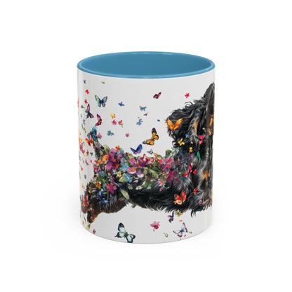 English Cocker Spaniel #4 Personalized Accent Mugs, 11oz