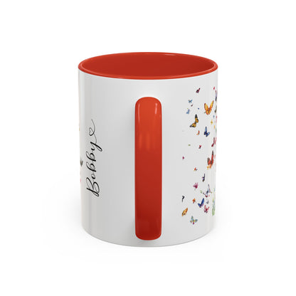 Boxer #1 Personalized Accent Mugs, 11oz