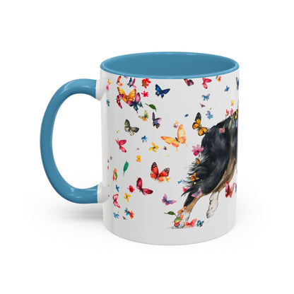 Australian Shepherd NBT #4 Personalized Accent Mugs, 11oz