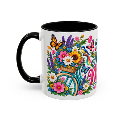 Most Amazing Mom, 11oz  accent mug (US spelling)