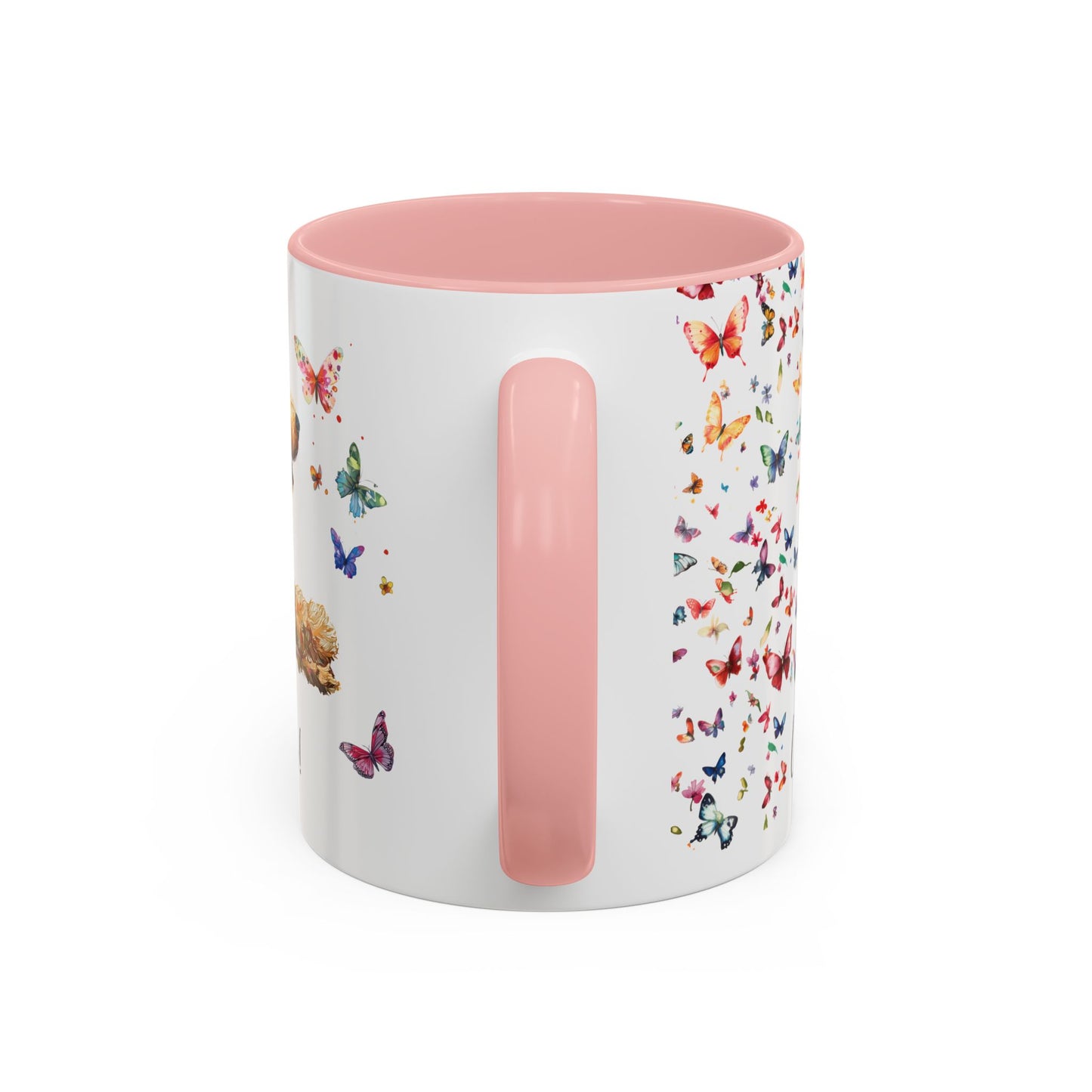Golden Doodle/Groodle #3 "Live like the gate was left open" Accent Mugs, 11oz