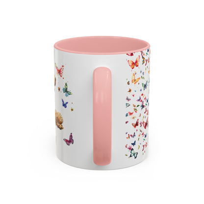 Golden Doodle/Groodle #3 "Live like the gate was left open" Accent Mugs, 11oz