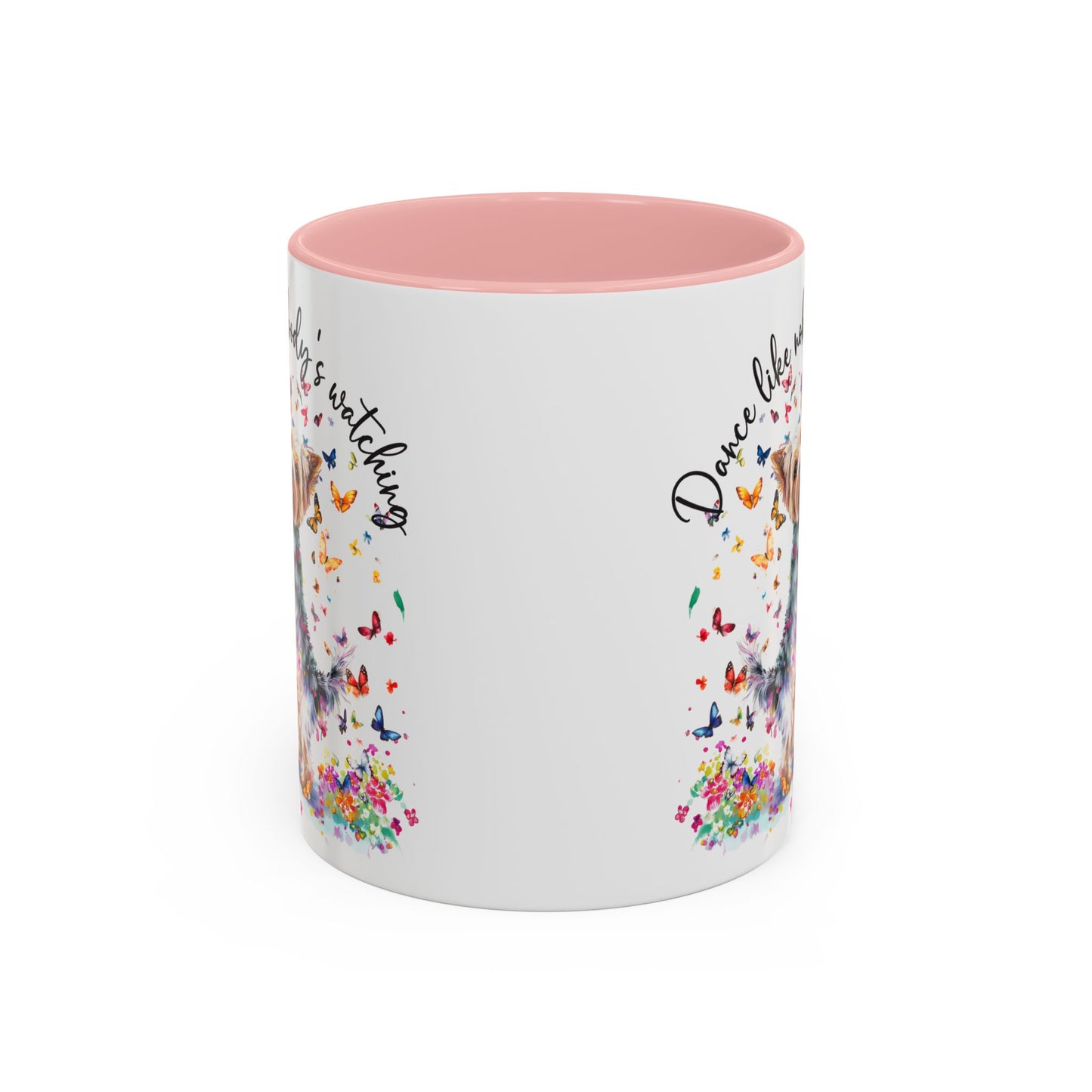 Yorkshire Terrier, Dance like nobody's watching 11oz  Accent Mugs