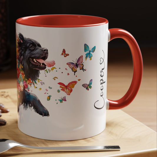 Tibetan Mastiff #3 Personalized Accent Mugs, 11oz