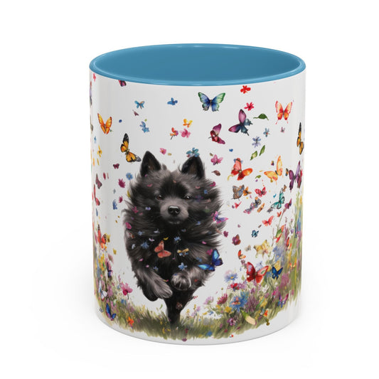 Schipperke #2 Personalized Accent Mugs, 11oz