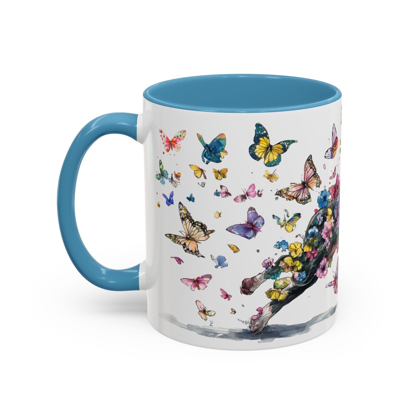 Boston Terrier #2 Personalized Accent Mugs, 11oz