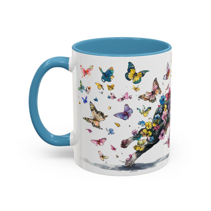 Boston Terrier #2 Personalized Accent Mugs, 11oz