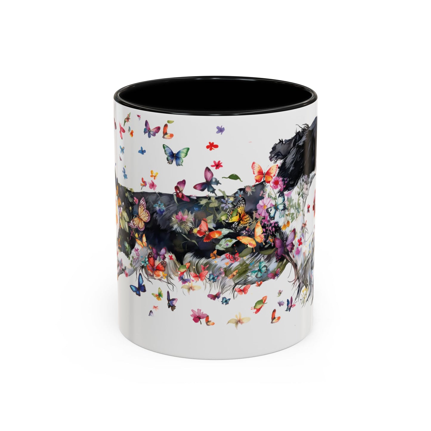 English Springer Spaniel Personalized Accent Mugs, 11oz