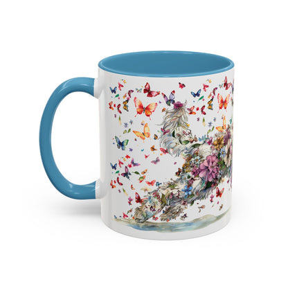 Labradoodle #2 Personalized Accent Mugs, 11oz