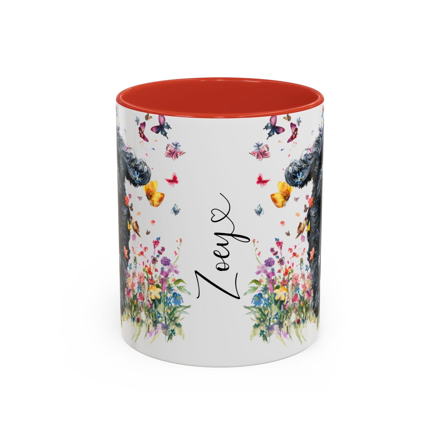 Cavoodle/Cavapoo/Doodle/Cockapoo #2 Personalized Accent Mugs, 11oz