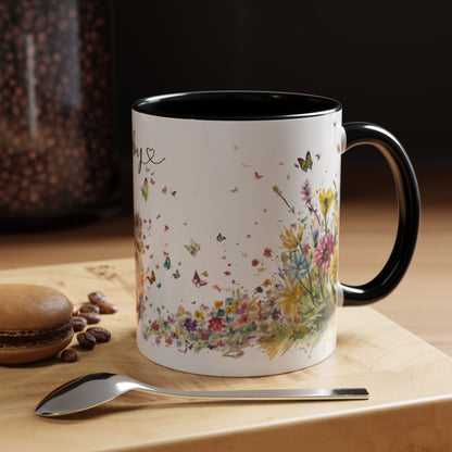 Doodle Personalized Accent Mugs, 11oz