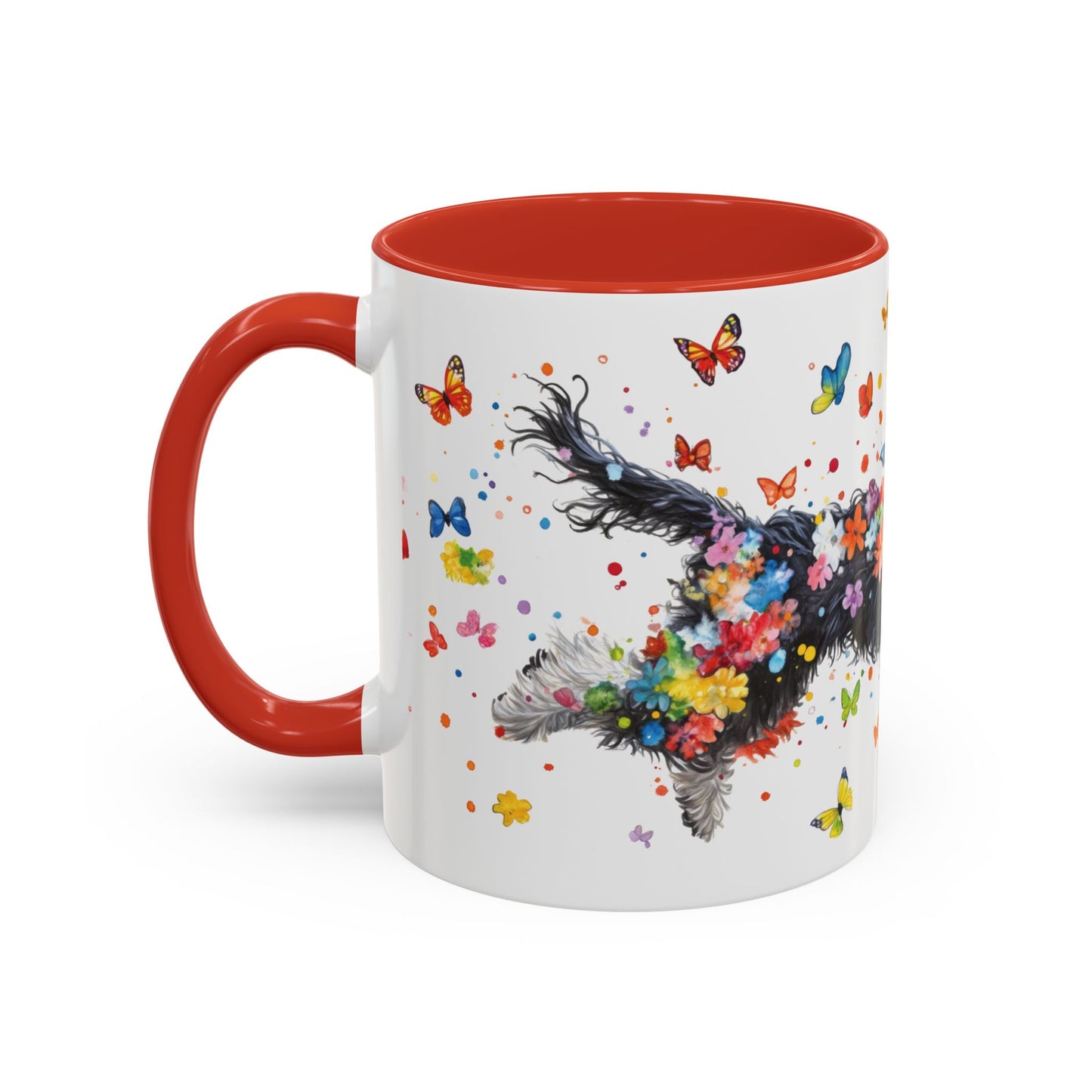 Bernedoodle Personalized Accent Mugs, 11oz