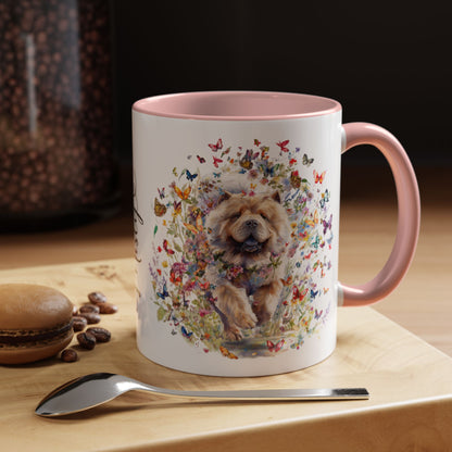 Chow Chow #7 Personalized Accent Mugs, 11oz