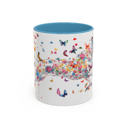 Bull Arab Personalized Colorful Accent Mugs, 11oz