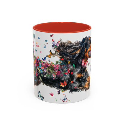 English Cocker Spaniel #3 Personalized Accent Mugs, 11oz