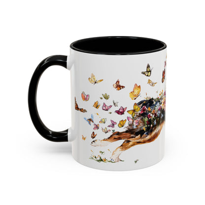 Australian Shepherd (Docked) #1 Personalized Accent Mugs, 11oz