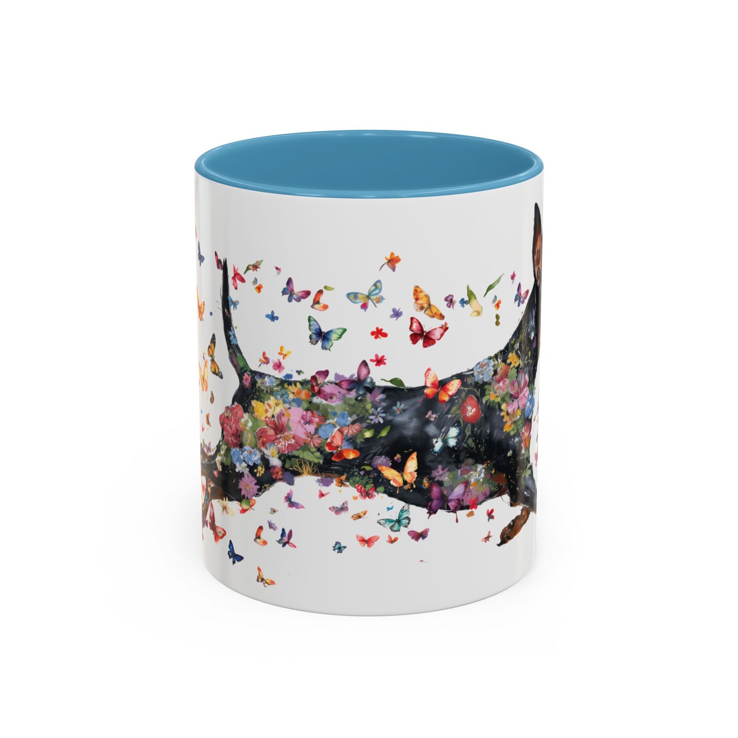 Miniature Pinscher Personalized Accent Mugs, 11oz