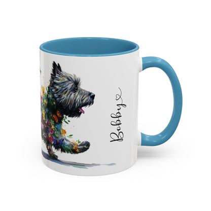 Cairn Terrier #2 Personalized Accent Mugs, 11oz
