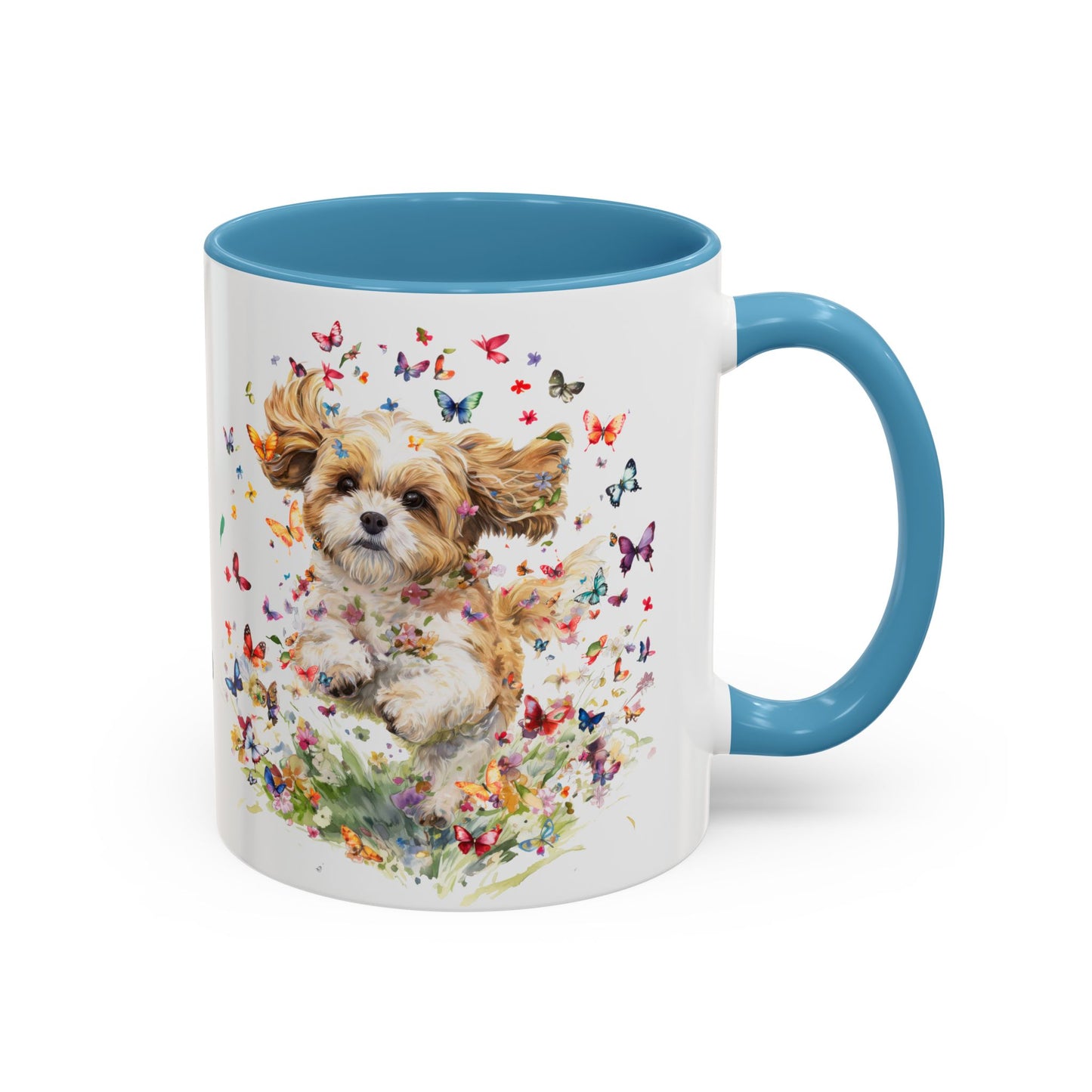 Shih Tzu #8  Personalized Accent Mugs, 11oz