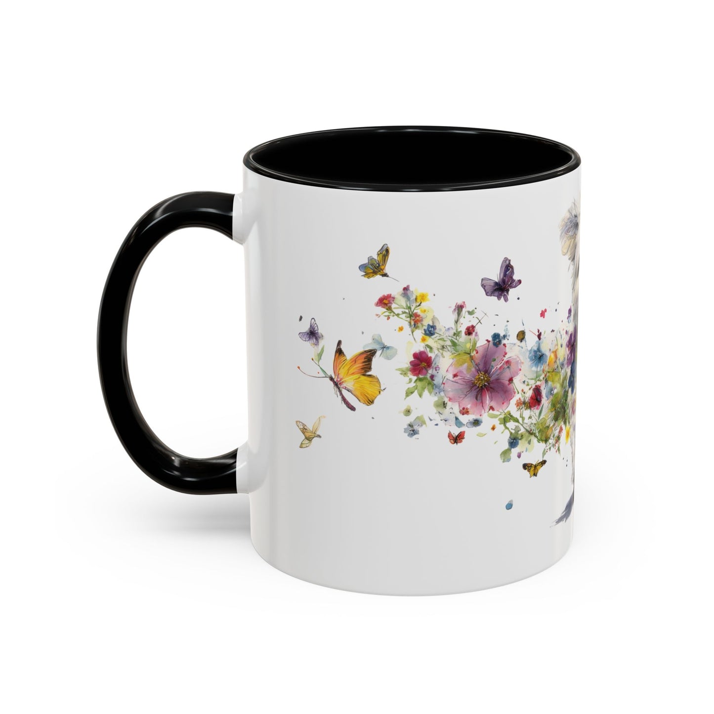 Maltipoo Personalized Accent Mugs, 11oz