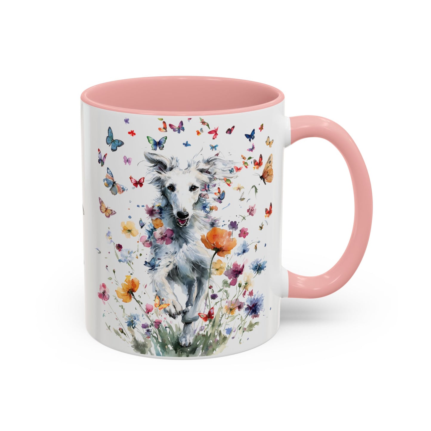 Silken Windhound #3 Personalized Accent Mugs, 11oz
