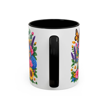 Most Amazing Mom, 11oz  accent mug (US spelling)