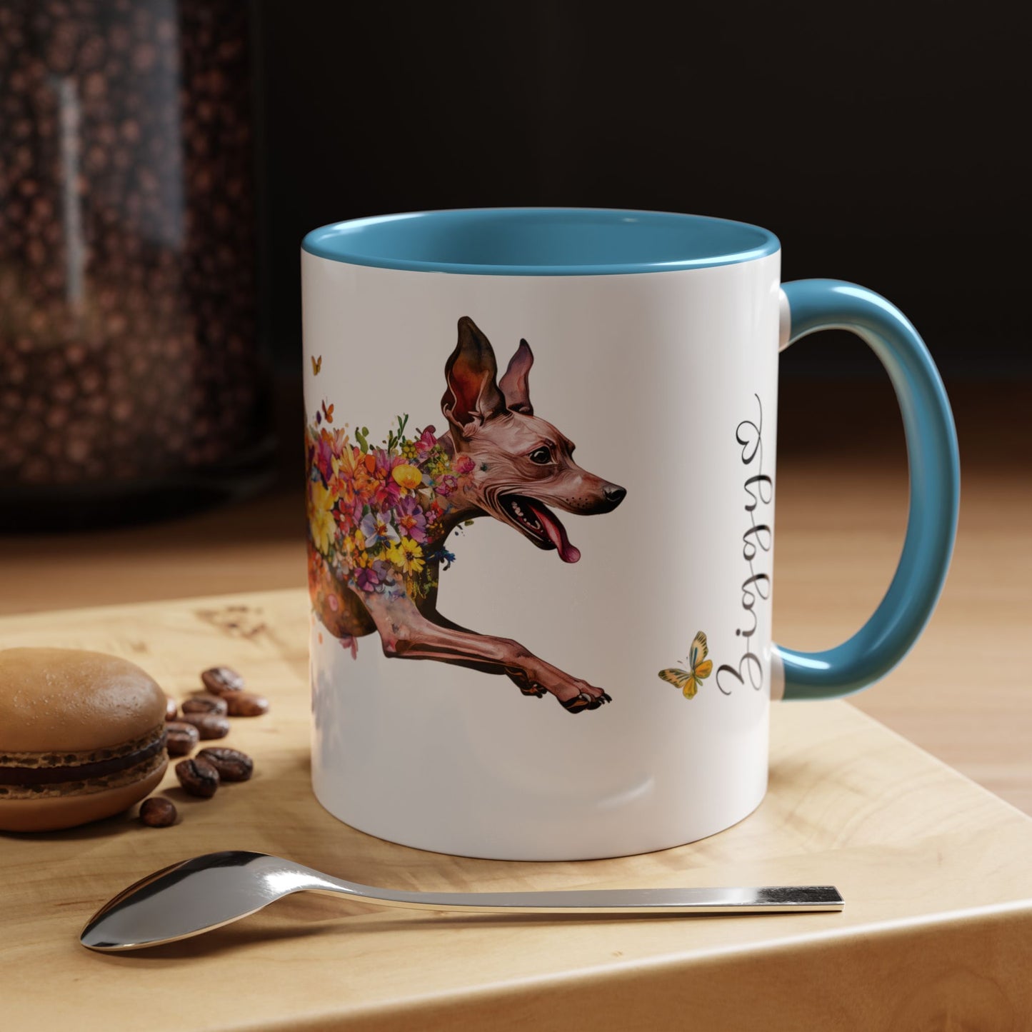 Xoloitzcuintle Personalized Accent Mugs, 11oz