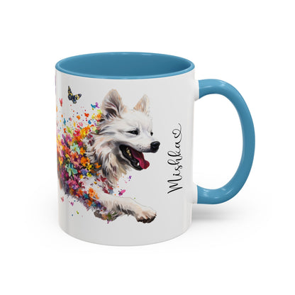 Samoyed Colorful Accent Mugs, 11oz