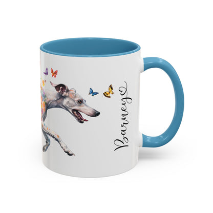 Whippet Personalized Accent Mugs, 11oz