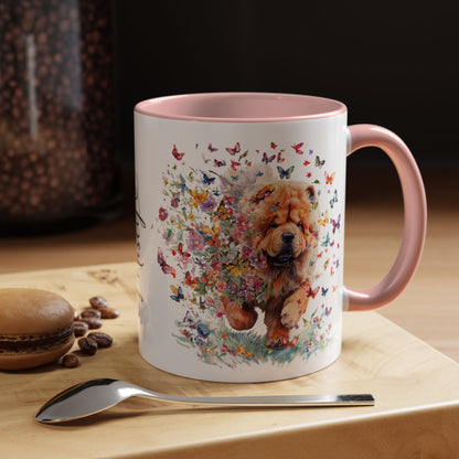 Chow Chow #6 Personalized Accent Mugs, 11oz