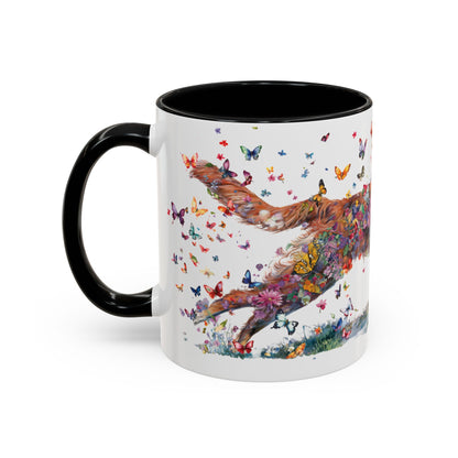 Nova Scotia Duck Tolling Retriever Personalized Accent Mugs, 11oz