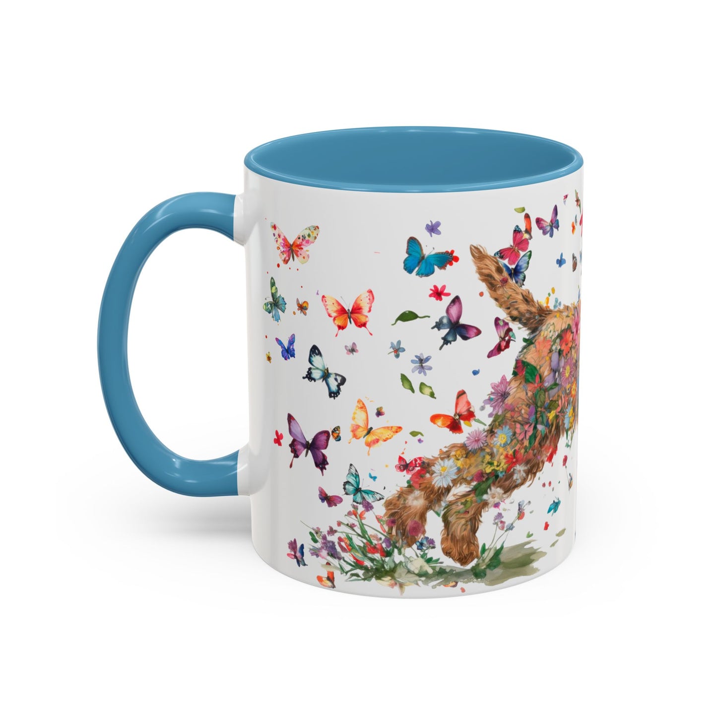 Lakeland Terrier #2 Personalized Accent Mugs, 11oz