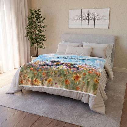 Poodle #1 Personalised Mystical Forest Blanket