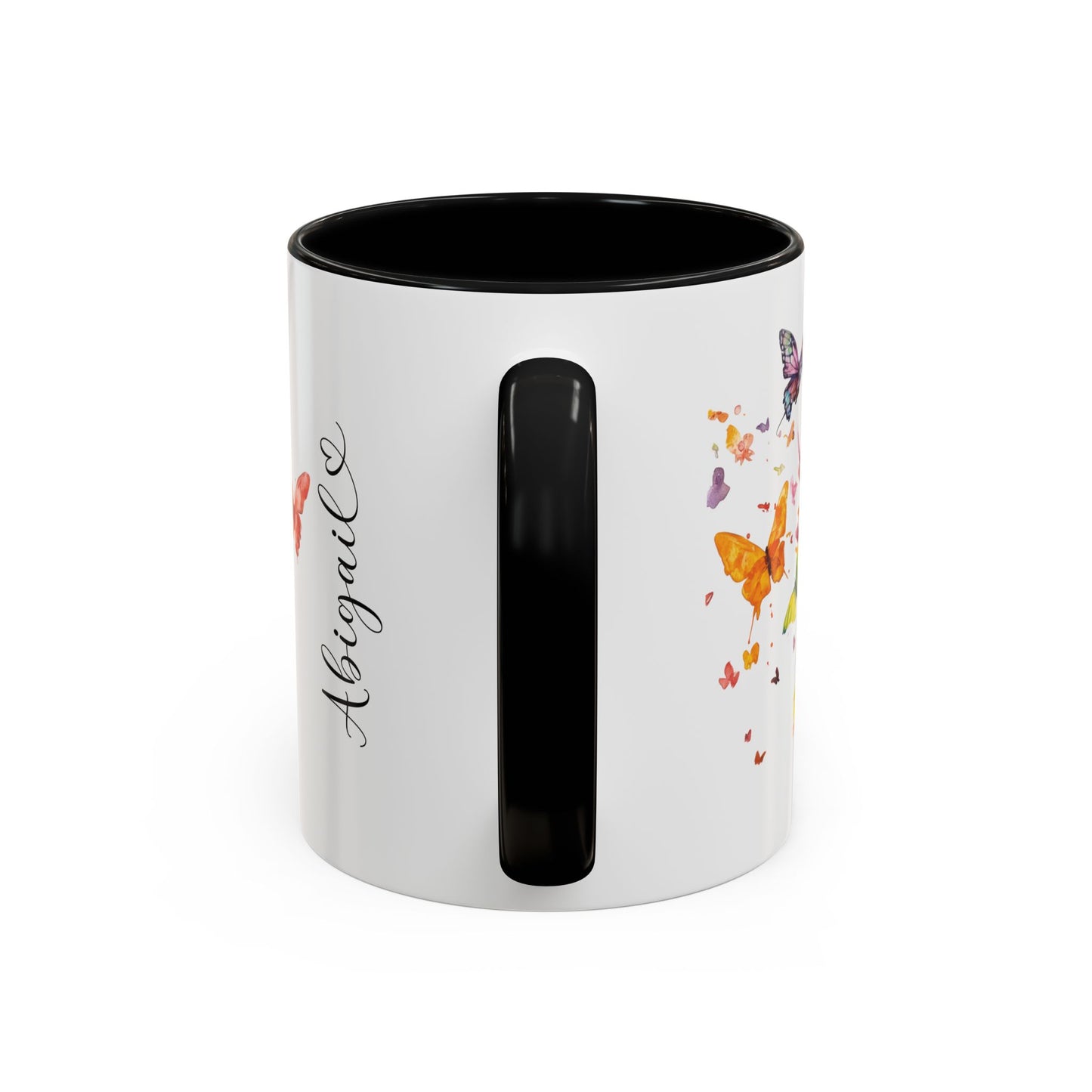 Chihuahua White Personalized Accent Mugs, 11oz