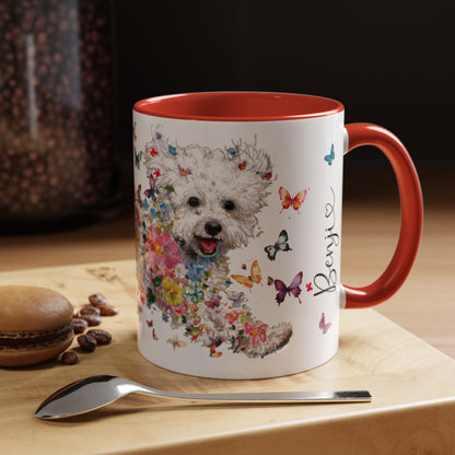 Bichon Frise #1 Personalized colourful Mugs, 11oz