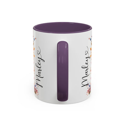 Silky Terrier #2 Personalized Accent Mugs, 11oz