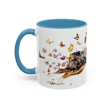 Australian Shepherd (Docked) #1 Personalized Accent Mugs, 11oz