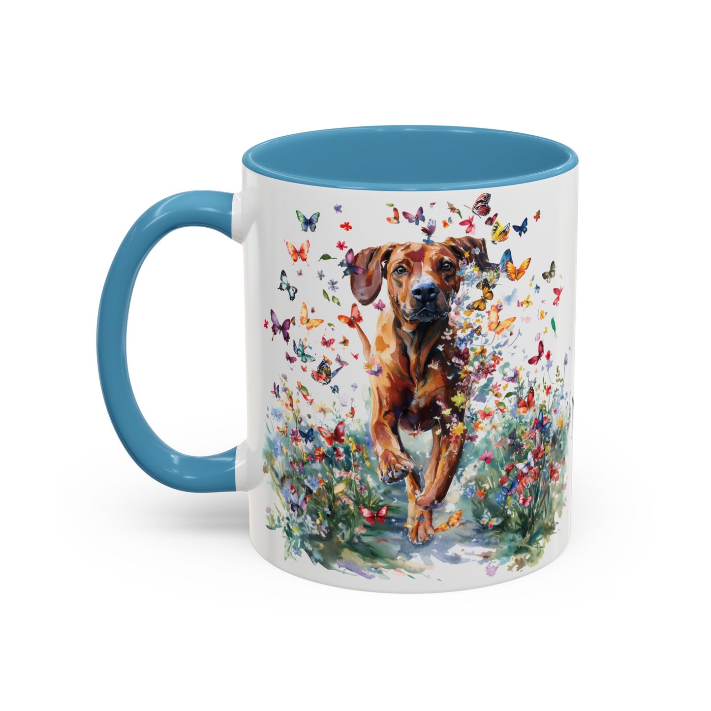 Rhodesian Ridgeback #2 Personalized Accent Mugs, 11oz