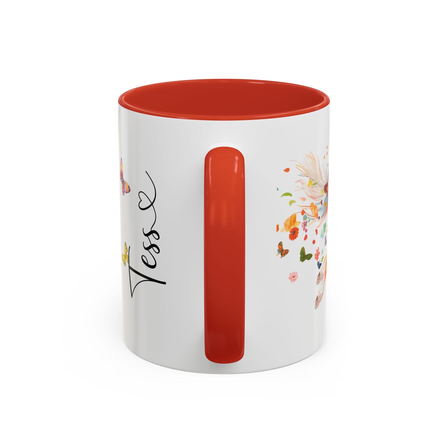 Rough Collie Personalized Accent Mugs, 11oz