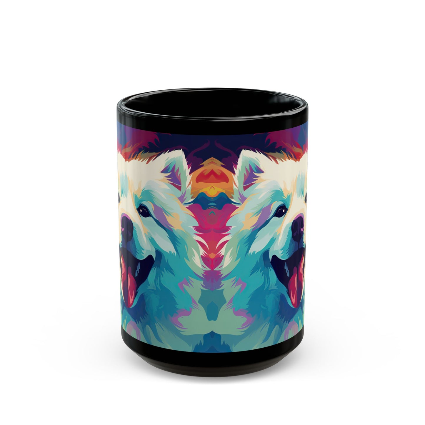Samoyed Black Mugs (11oz, 15oz)