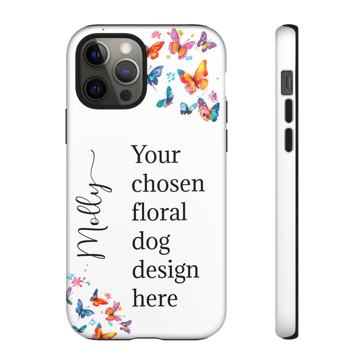 Phone Case, Personalized from ANY OF OUR DESIGNS - White case