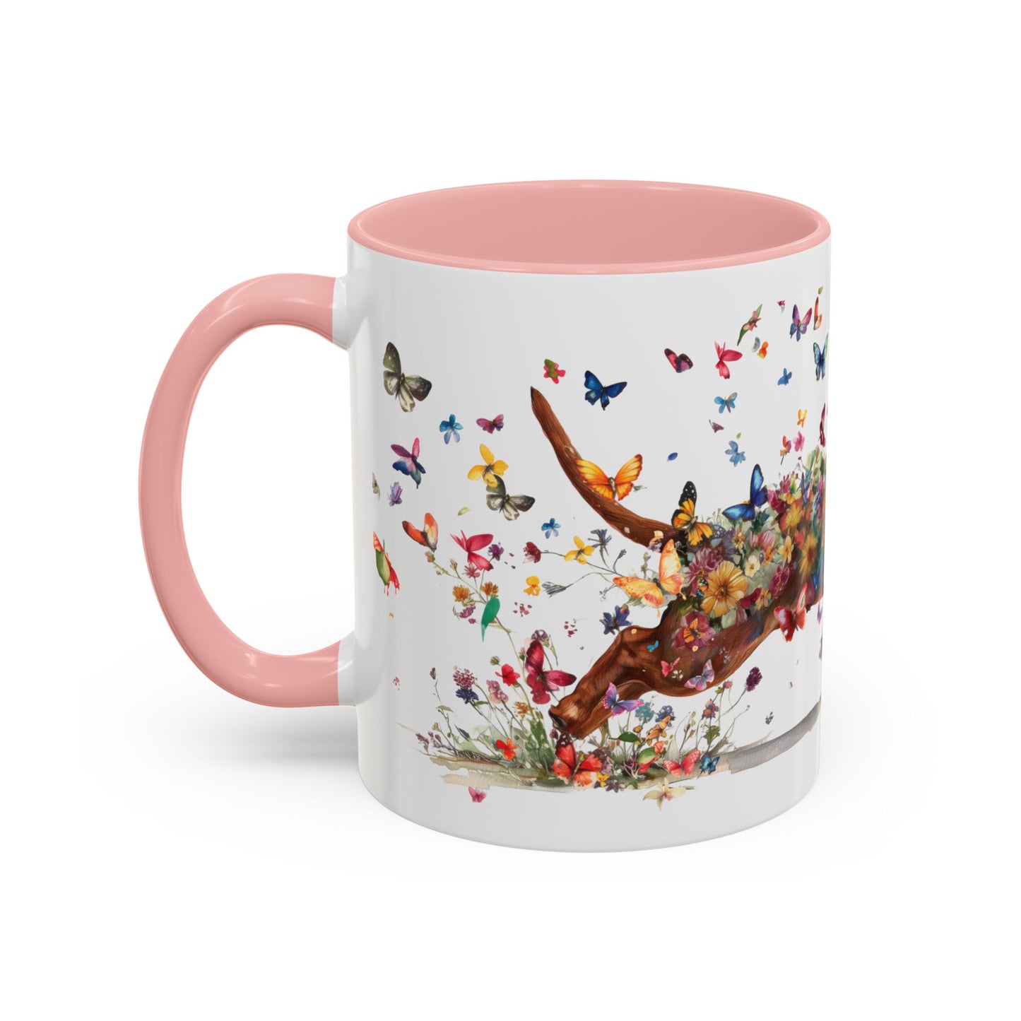 Dachshund #4 Personalized Accent Mugs, 11oz