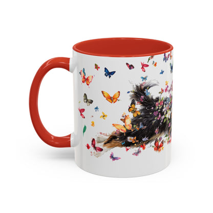 Mini Aussie Doodle Personalized Accent Mugs, 11oz