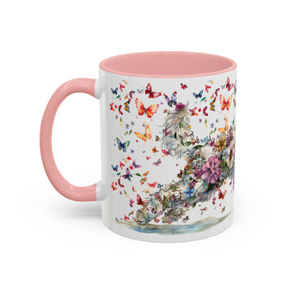 Labradoodle #2 Personalized Accent Mugs, 11oz