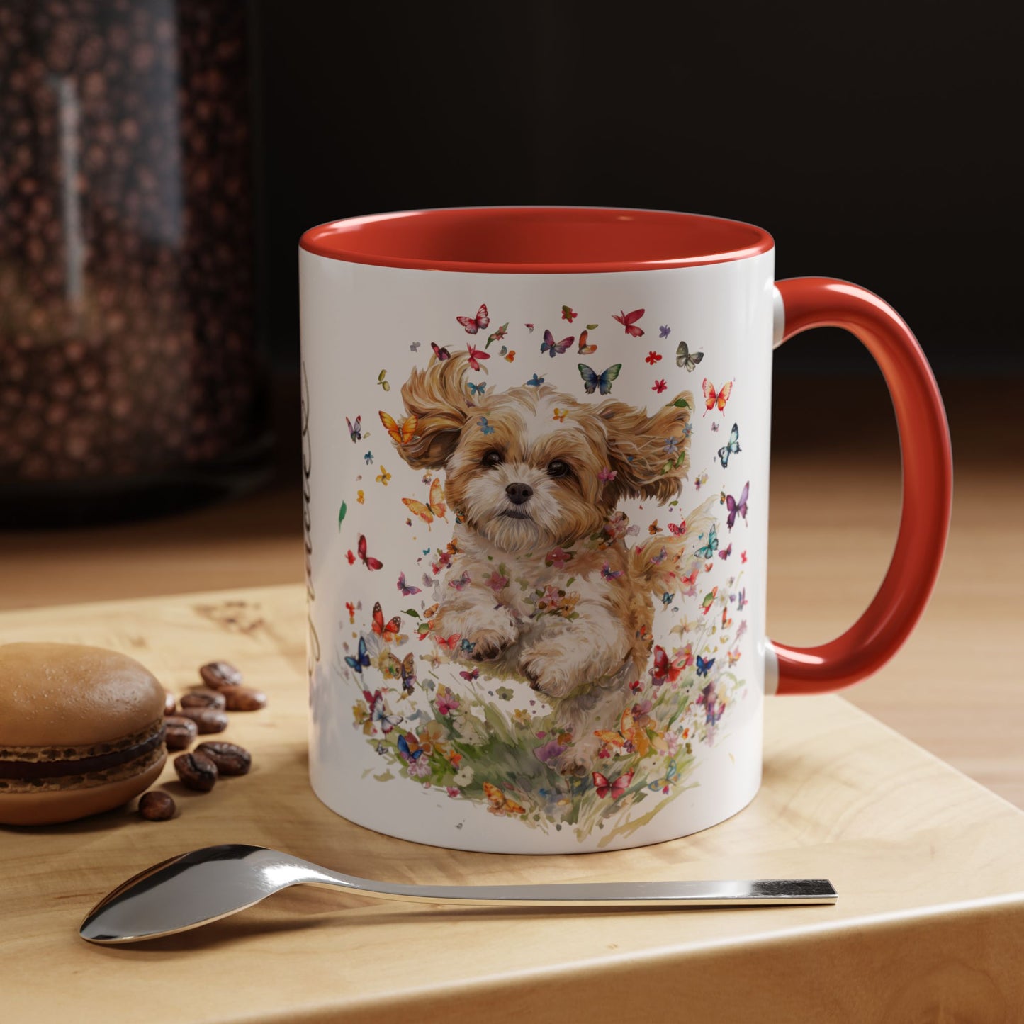 Shih Tzu #8  Personalized Accent Mugs, 11oz
