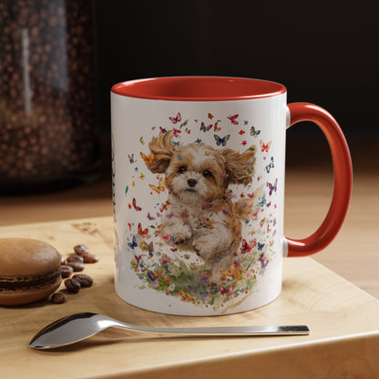 Shih Tzu #8  Personalized Accent Mugs, 11oz