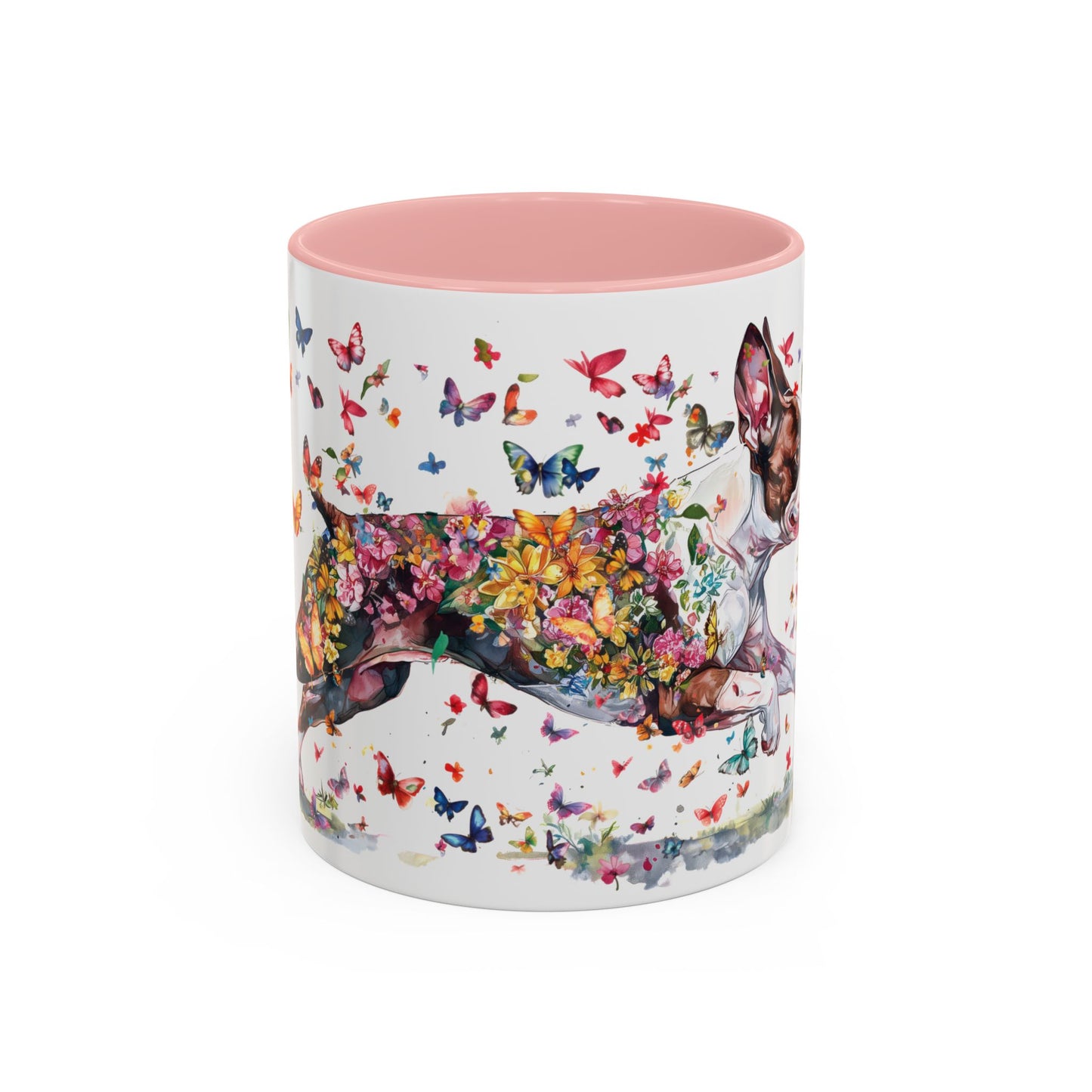 Boston Terrier #4, Personalized Accent Mugs, 11oz
