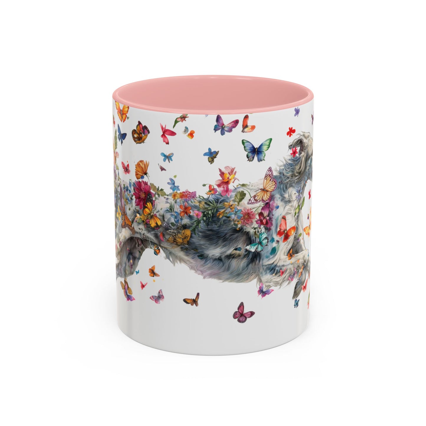 Silken Windhound #1 Personalized Accent Mugs, 11oz