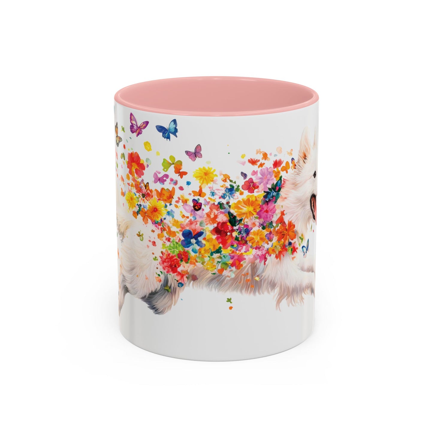 American Eskimo Personalized Accent Mugs, 11oz